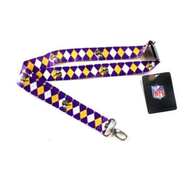 NFL Other - Minnesota Vikings Lanyard Car Key Ring Chain Badge ID Holder New